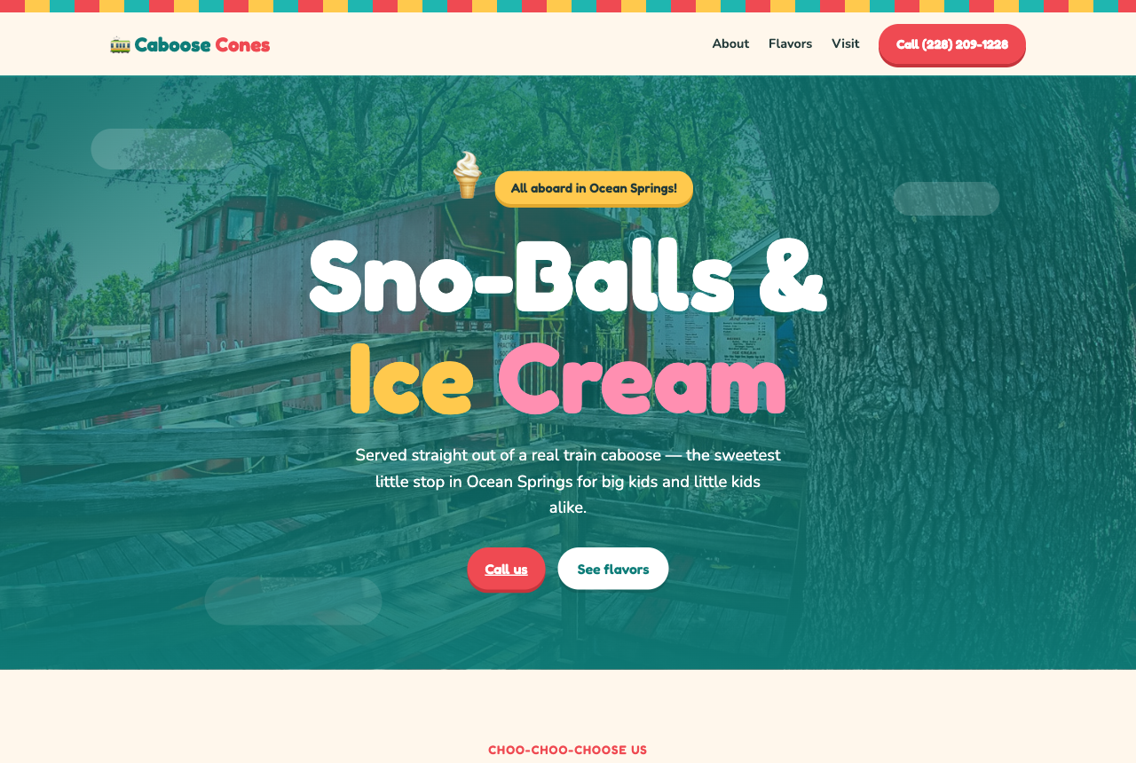 Caboose Cones website