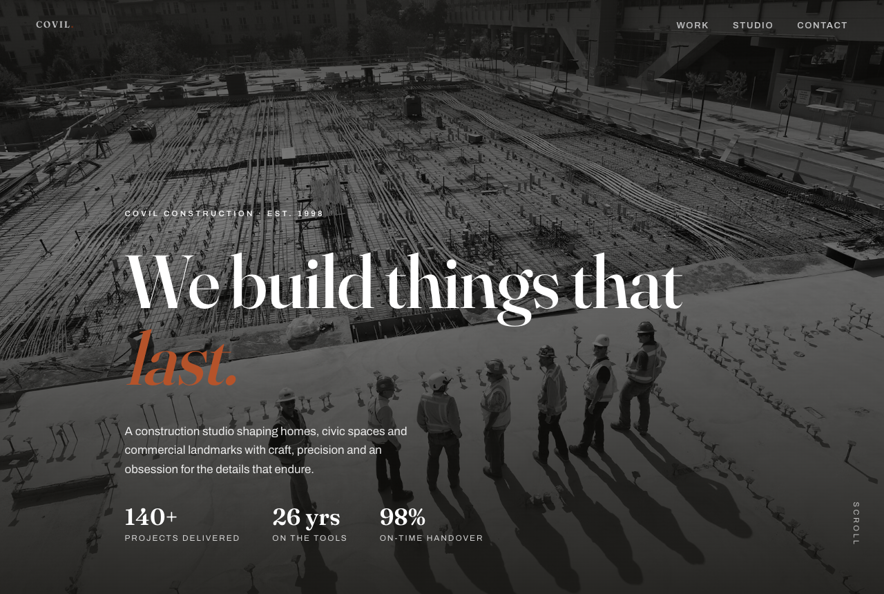 Construction Company Site